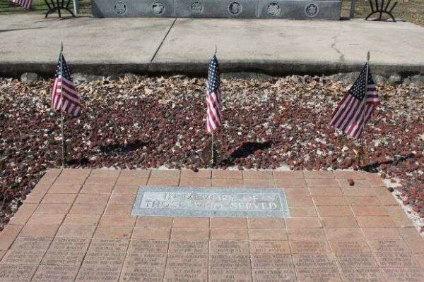 IN MEMORY OF THOSE WHO SERVED MEMORIAL BRICKS