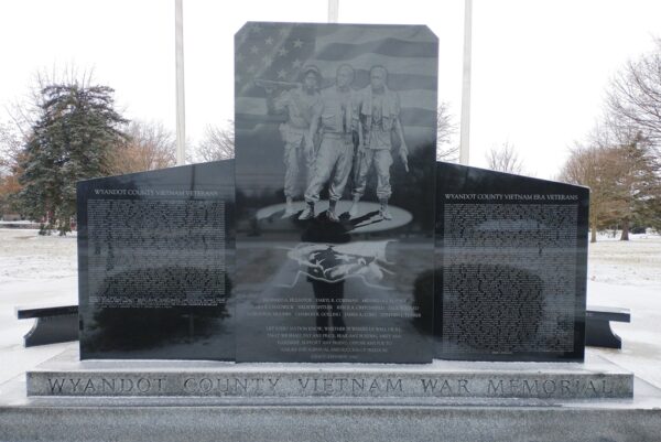 WYANDOT COUNTY VIETNAM WAR MEMORIAL FRONT