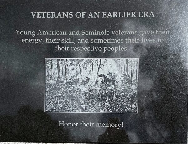 HILLSBOROUGH COUNTY VETERANS OF AN EARLIER ERA MEMORIAL PLAQUE