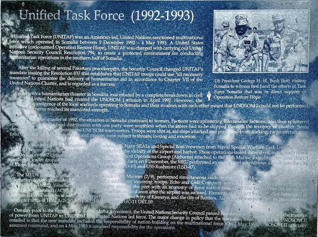 HILLSBOROUGH COUNTY UNITED TASK FORCE MEMORIAL PLAQUE