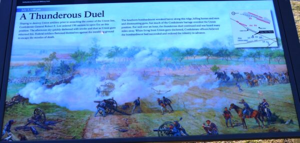 A THUNDEROUS DUEL WAR MEMORIAL PANEL