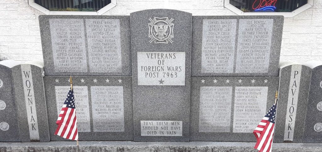VETERANS OF FOREIGN WARS POST 7963 WAR MEMORIAL