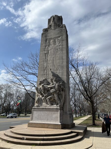 PHILADELPHIA CIVIL WAR SOLDIER MEMORIAL FRONT