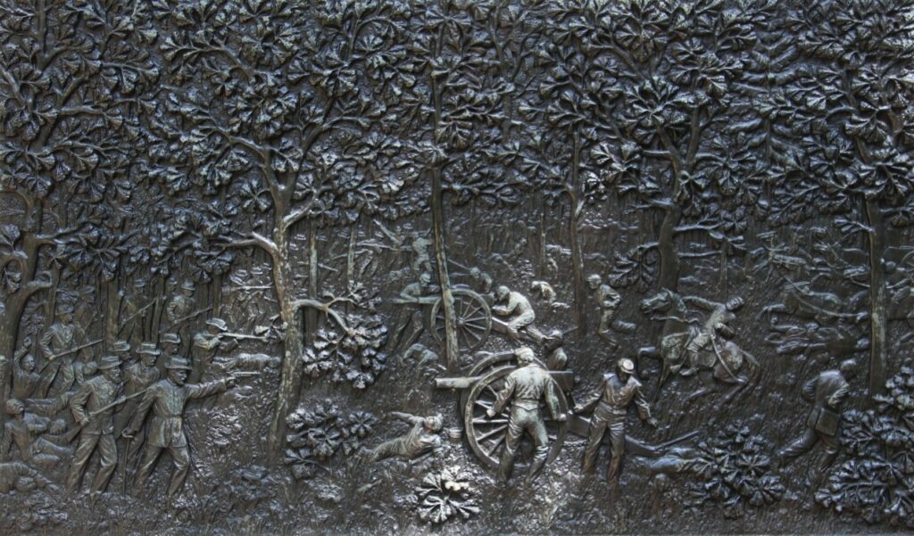 BATTERY A, FIRST ARTILLERY MICHIGAN WAR MEMORIAL PLAQUE