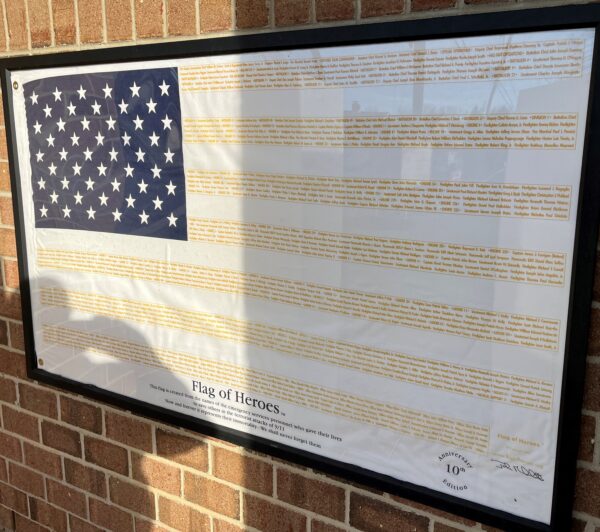 RIVERSIDE SEPTEMBER 11, 2001 MEMORIAL FLAG OF HEROES