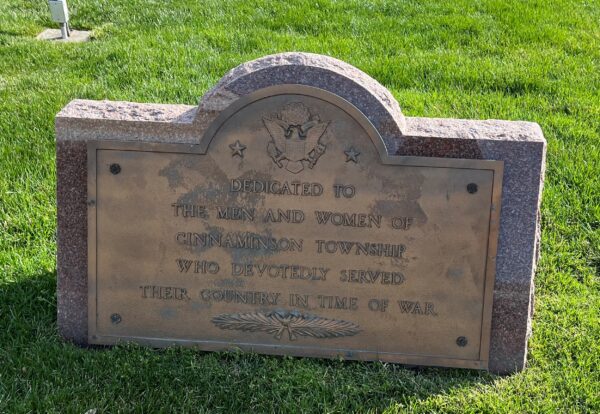 CINNAMINSON TOWNSHIP WAR VETERANS MEMORIAL