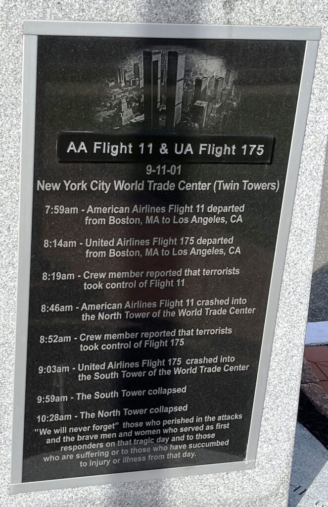 RIVERTON 9-11-01 MEMORIAL PLAQUE B