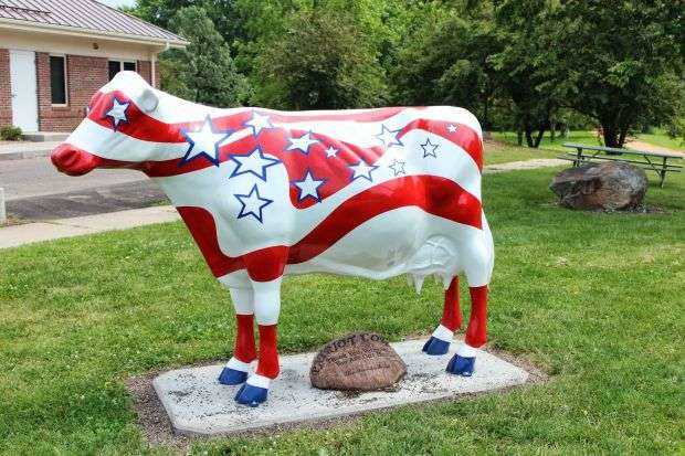 THROP VETERANS PATRIOT COW MEMORIAL