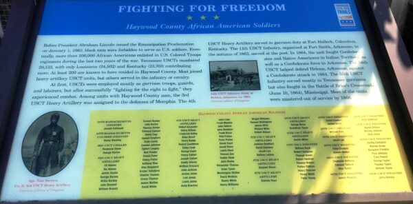 FIGHTING FOR FREEDOM WAR MEMORIAL PANEL