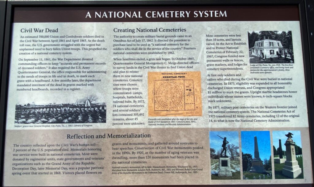 A NATIONAL CEMETERY SYSTEM WAR MEMORIAL PANEL CHATTANOOGA, TN