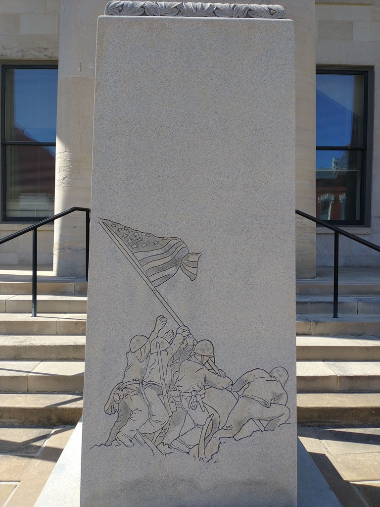FRANKLIN COUNTY WAR VETERANS MEMORIAL STONE D