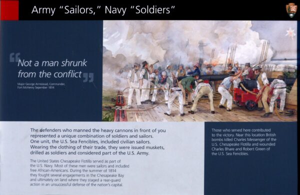 ARMY “SAILORS”, NAVY “SOLDIERS” WAR MEMORIAL PANEL