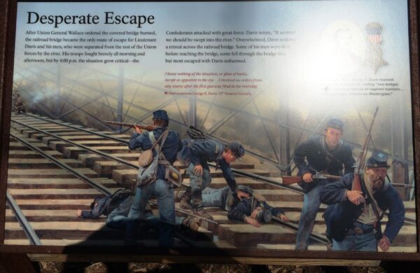 DESPERATE ESCAPE WAR MEMORIAL PANEL