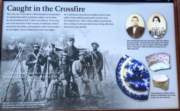 CAUGHT IN THE CROSSFIRE WAR MEMORIAL PANEL