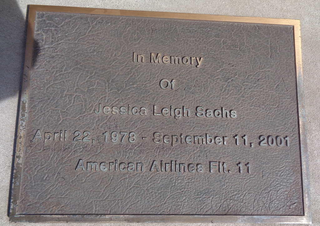 FENTON SEPTEMBER 11, 2001 MEMORIAL PLAQUE