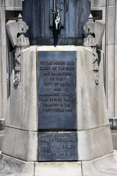 CITY OF CAIRO AND ALEXANDER COUNTY FIRST WORLD WAR MEMORIAL