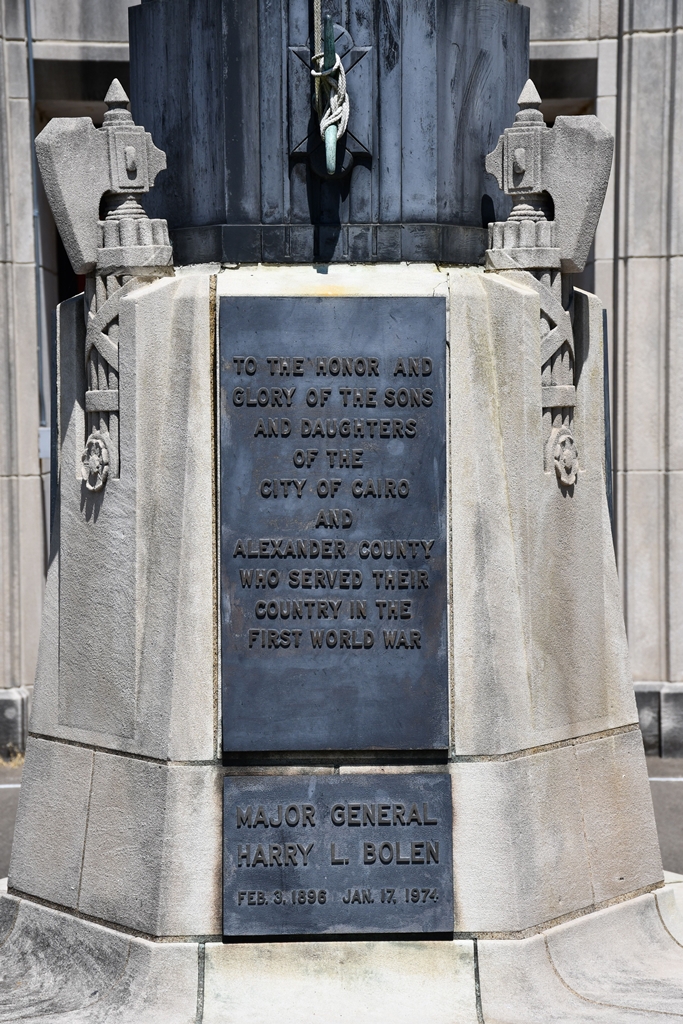 CITY OF CAIRO AND ALEXANDER COUNTY FIRST WORLD WAR MEMORIAL