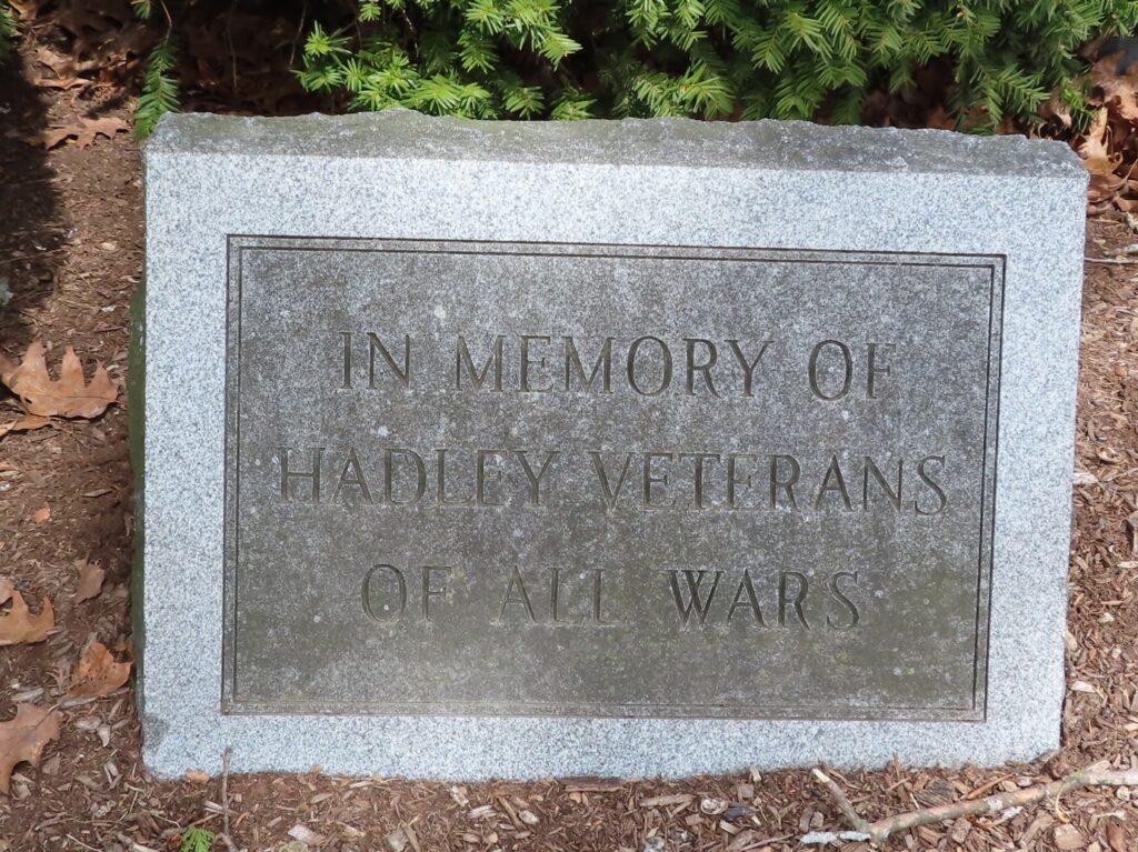 HADLEY ALL WARS VETERAN MEMORIAL