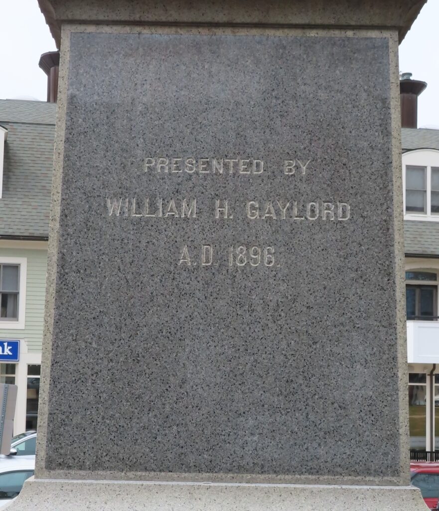 SOUTH HADLEY GREAT REBELLION MEMORIAL SIDE B