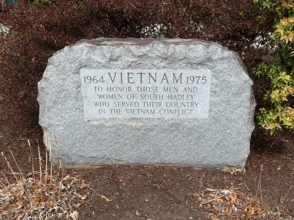 SOUTH HADLEY VIETNAM CONFLICT MEMORIAL