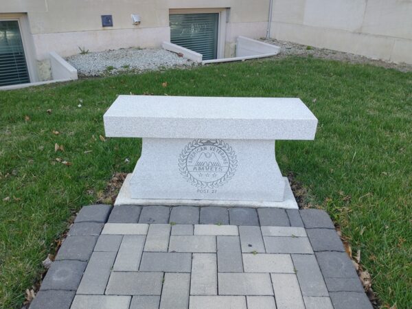 AMVETS POST 27 MEMORIAL BENCH