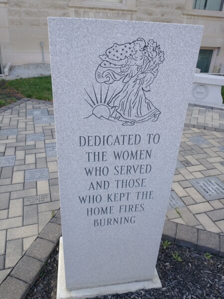 CRAWFORD COUNTY WOMEN’S VETERANS MEMORIAL SIDE A