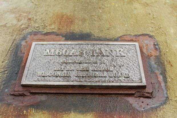 VFW POST 2227 M60A3 MEMORIAL TANK PLAQUE