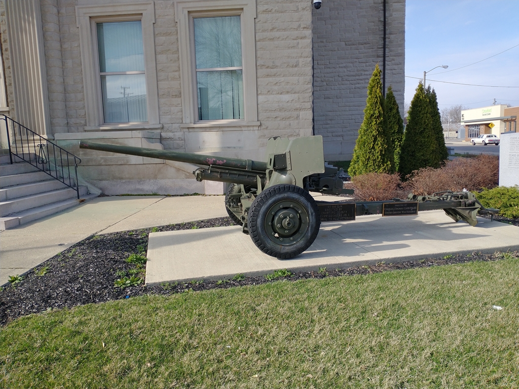CRAWFORD COUNTY 57 MM GUN ALL VETERANS MEMORIAL