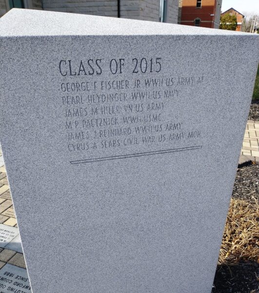 CRAWFORD COUNTY VETERANS CLASS OF MEMORIAL SIDE D