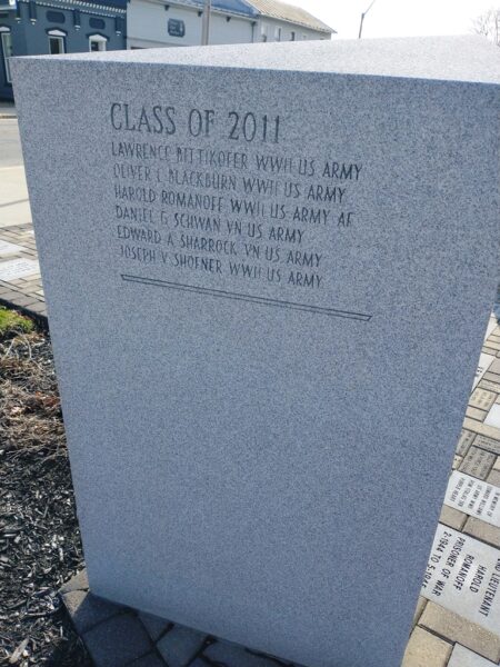 CRAWFORD COUNTY VETERANS CLASS OF MEMORIAL SIDE C