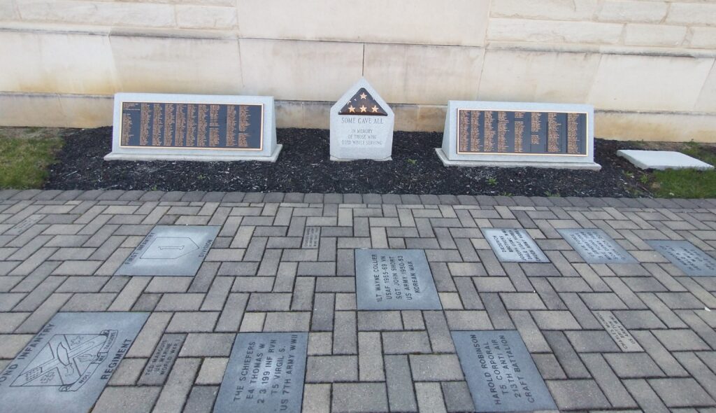 CRAWFORD COUNTY HONOR ROLL WAR MEMORIAL