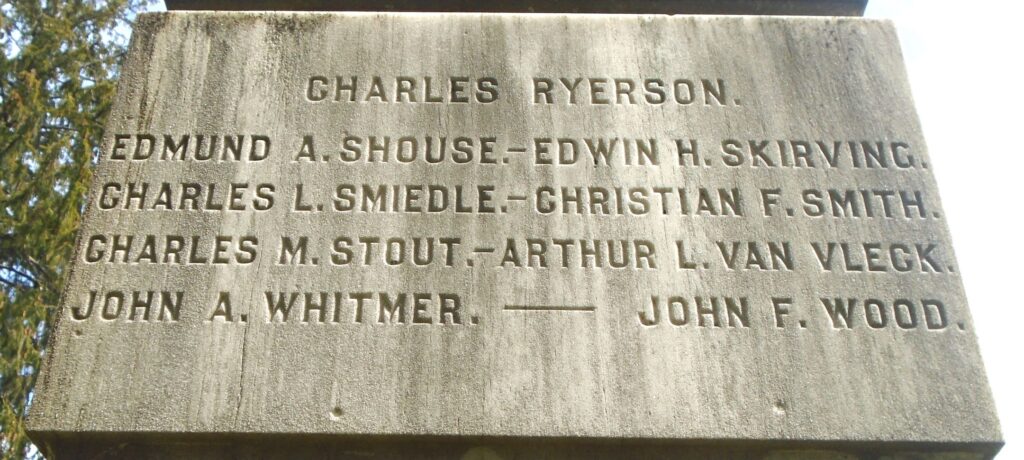 SONS OF NAZARETH HALL CIVIL WAR MEMORIAL STONE D