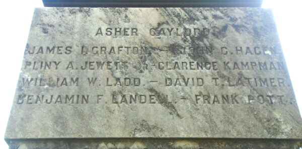 SONS OF NAZARETH HALL CIVIL WAR MEMORIAL STONE C