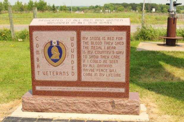 WISCONSIN VETERANS TRIBUTE PURPLE HEART MEMORIAL