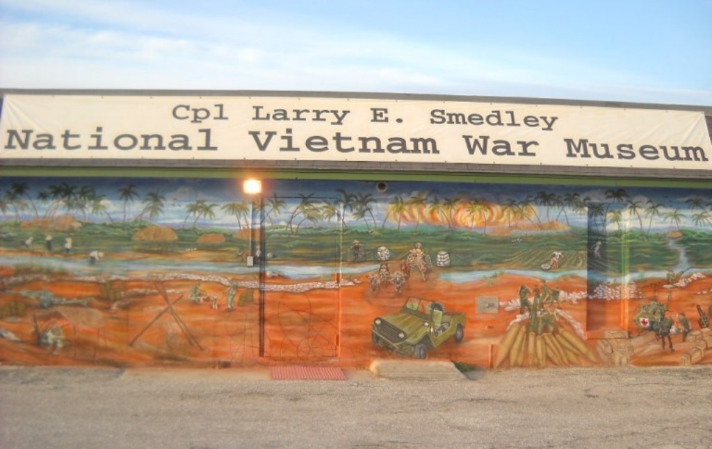 CPL LARRY E SMEDLEY NATIONAL VIETNAM WAR MUSEUM MURAL