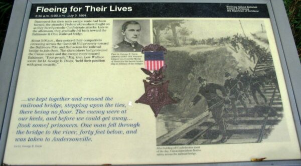 FLEEING FOR THEIR LIVES WAR MEMORIAL PANEL