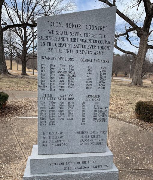 A TRIUMPH OF VALOR WAR MEMORIAL BACK