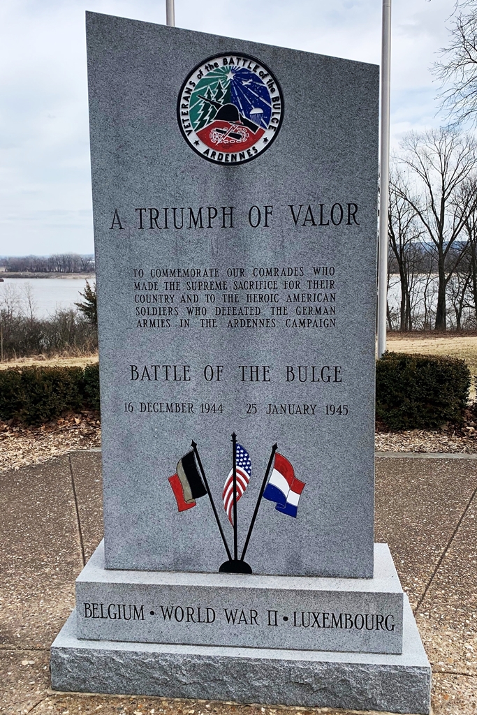 A TRIUMPH OF VALOR WAR MEMORIAL FRONT
