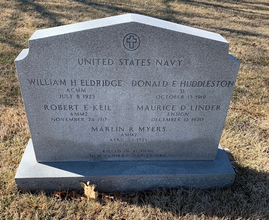 UNITED STATES NAVY KILLED IN ACTION NEW GUINEA MEMORIAL