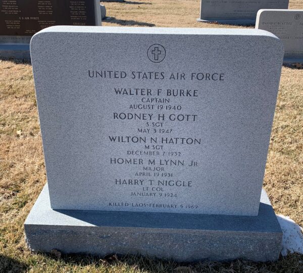 UNITED STATES AIR FORCE KILLED LAOS MEMORIAL