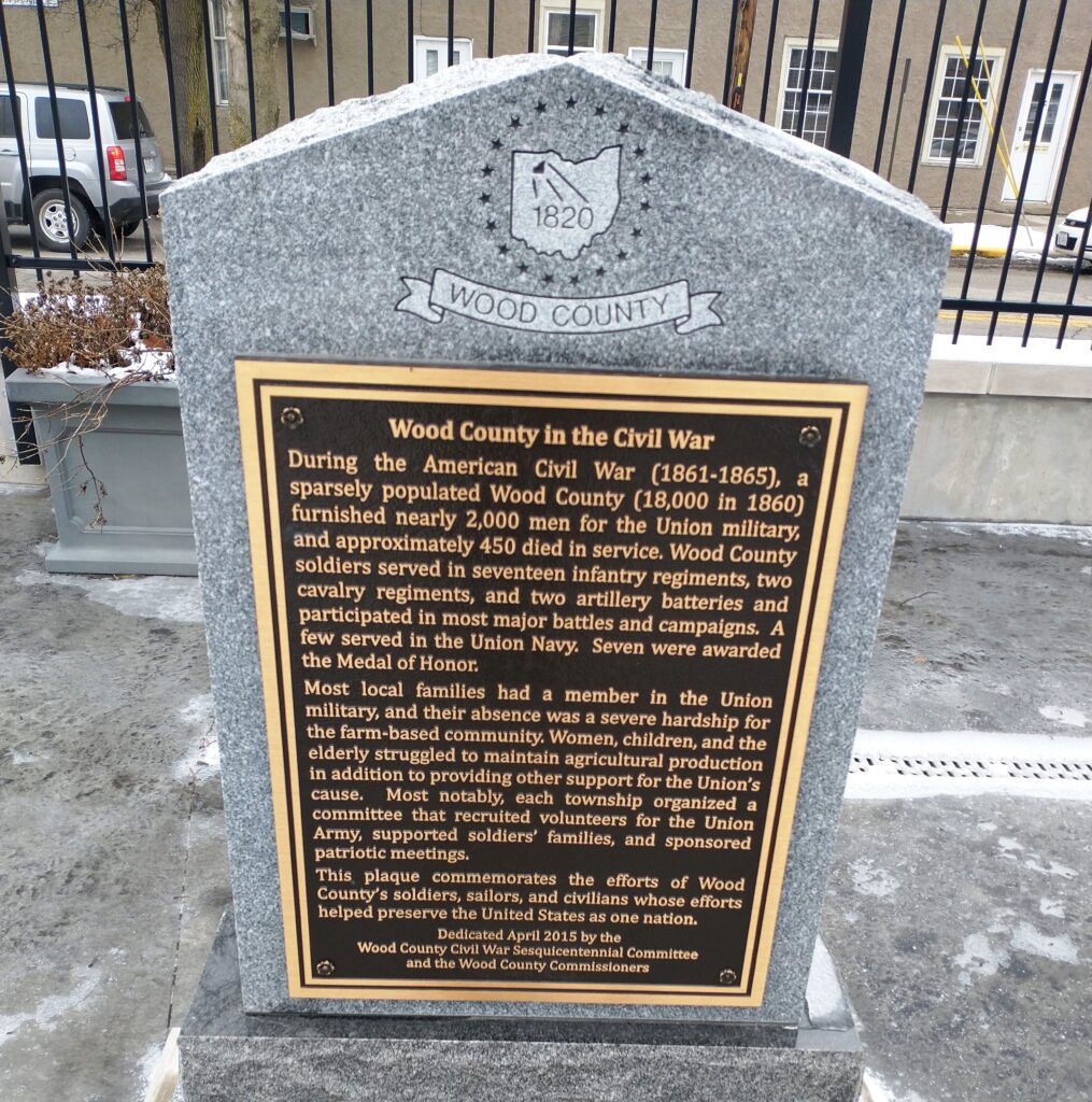 WOOD COUNTY IN THE CIVIL WAR MEMORIAL