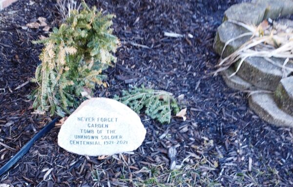 NEVER FORGET GARDEN CENTENNIAL MEMORIAL