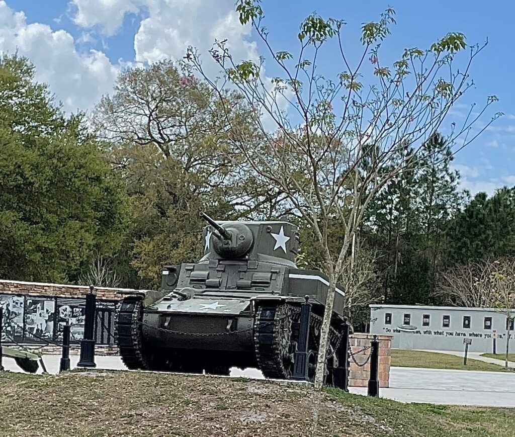 US ARMY STUART M3A1 LIGHT TANK MEMORIAL