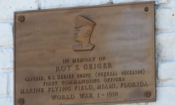 FIRST MARINE AVIATION FORCE WAR MEMORIAL PLAQUE B