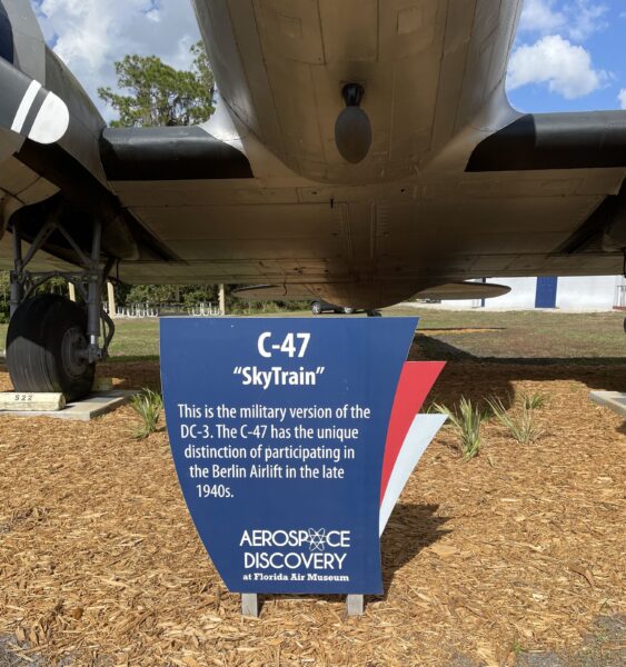C-47 “SKYTRAIN” MEMORIAL AIRCRAFT PLAQUE
