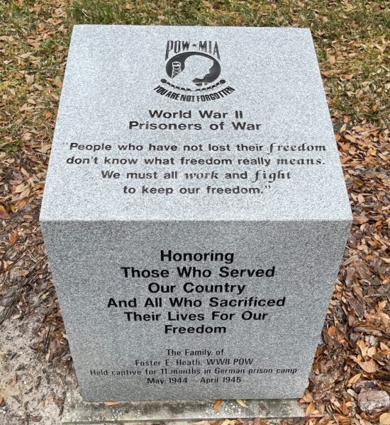 WORLD WAR II PRISONERS OF WAR MEMORIAL