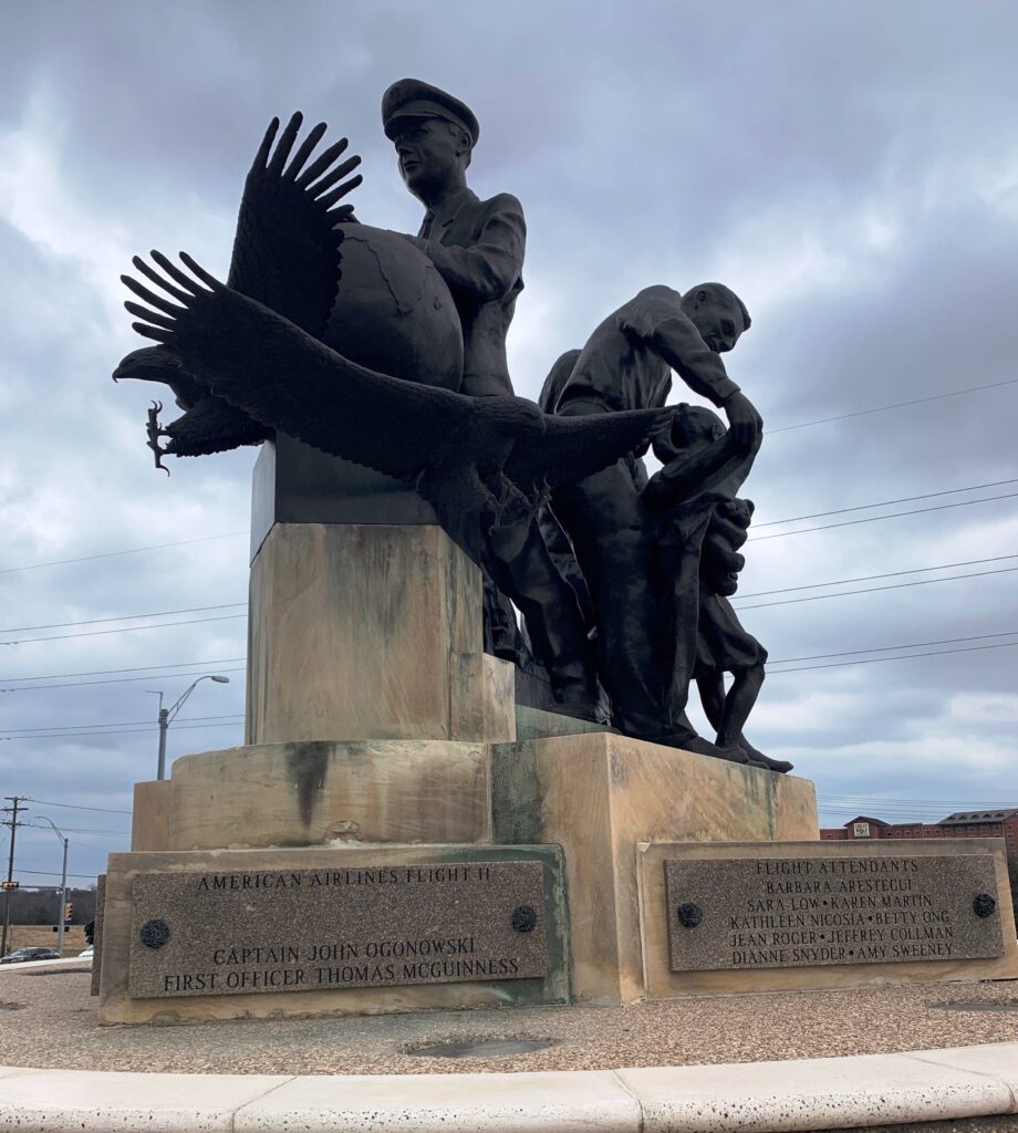 GRAPEVINE SEPTEMBER 11, 2001 FLIGHTS MEMORIAL SIDE A