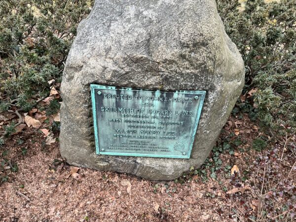 SKIRMISH OF EDGARS LANE WAR MEMORIAL