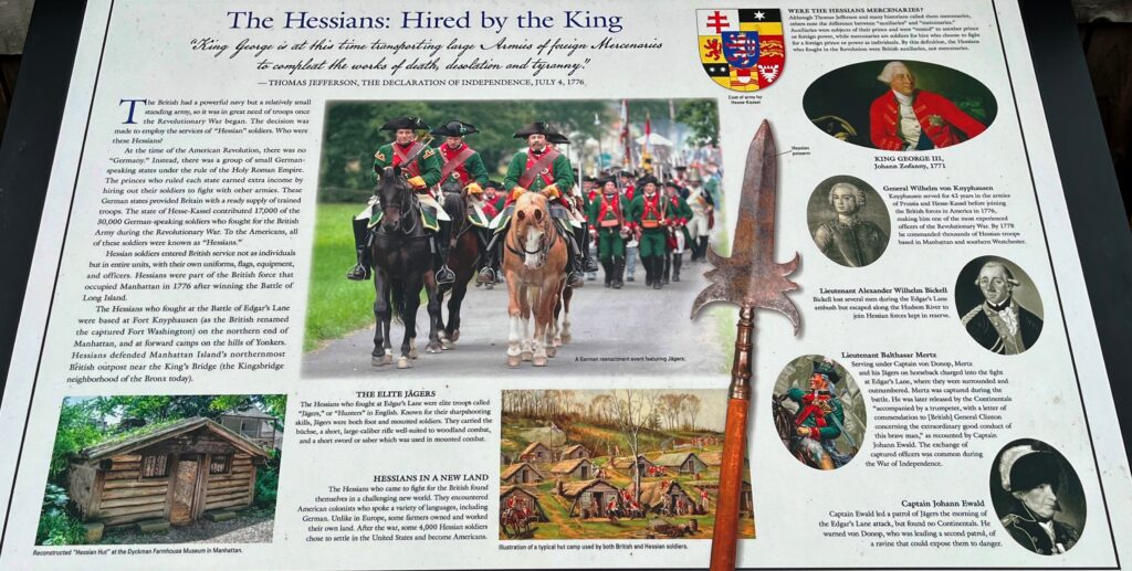 THE HESSIANS: HIRED BY THE KING MEMORIAL PANEL
