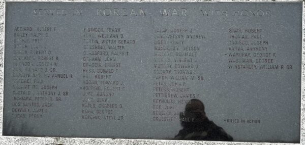 HASTINGS ON HUDSON KOREAN WAR MEMORIAL PLAQUE
